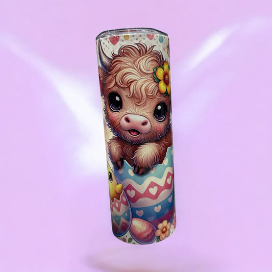 Adorable Cow Easter Tumbler